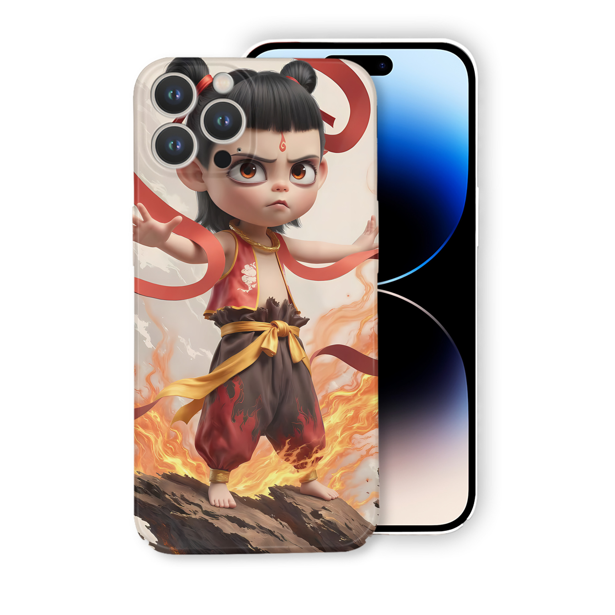 （画像用） Ne Zha 2 ナタ 魔童の大暴れ 【iPhone 14シリーズ対応】ハードケース